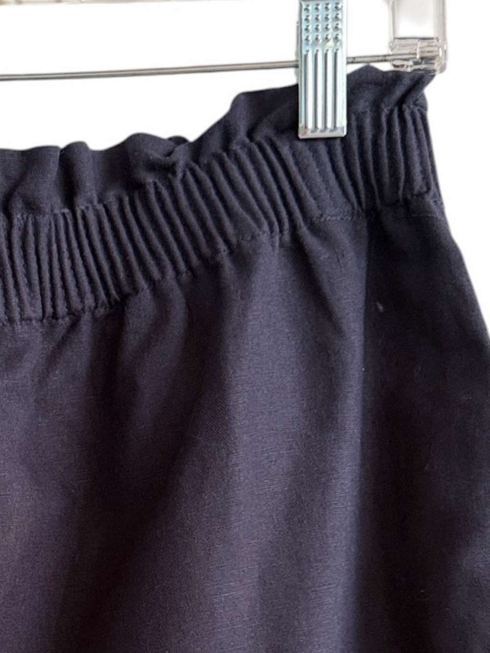 J. Crew Classic Navy linen blend Skirt size 4 nwt - Picture 5 of 10